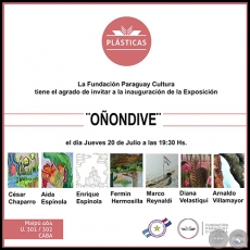 Oondive - Exposicin colectiva - Buenos Aires 20 de Julio de 2017